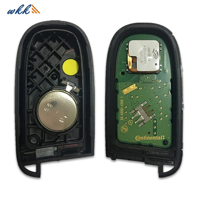 Clé de télécommande 3 + 1 boutons M3N-40821302 433 MHz pour Jeep Grand Cherokee 2014-2020