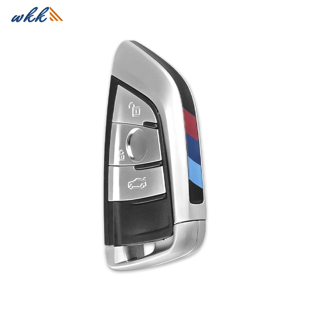 Clé intelligente FEM à 3 boutons NBGIDGNG1 (argent/noir) pour système BMW CAS4