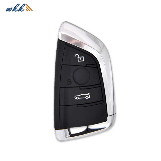 Clé intelligente FEM à 3 boutons NBGIDGNG1 (argent/noir) pour système BMW CAS4