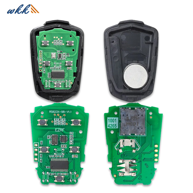 Clé intelligente 4 + 1 boutons 13598538 HYQ2EB 433 MHz pour Cadillac CT6 2016-2020